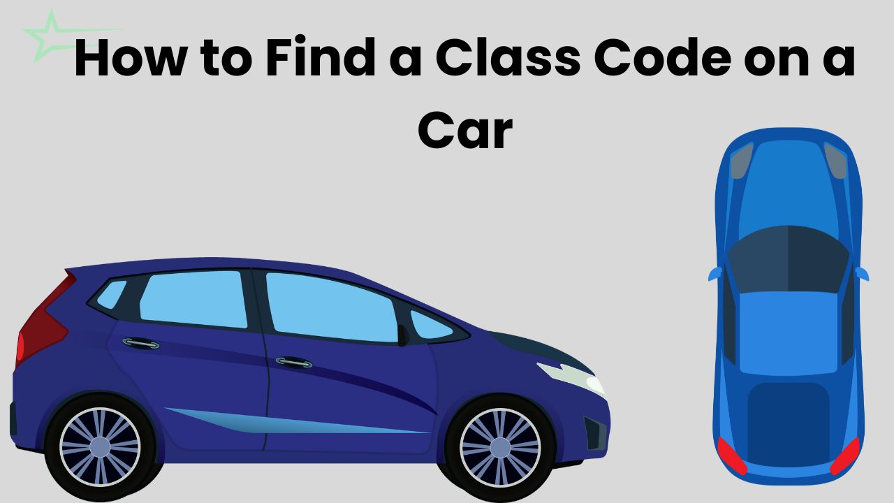 A close-up view of car insurance documents showing important details for locating a car's class code