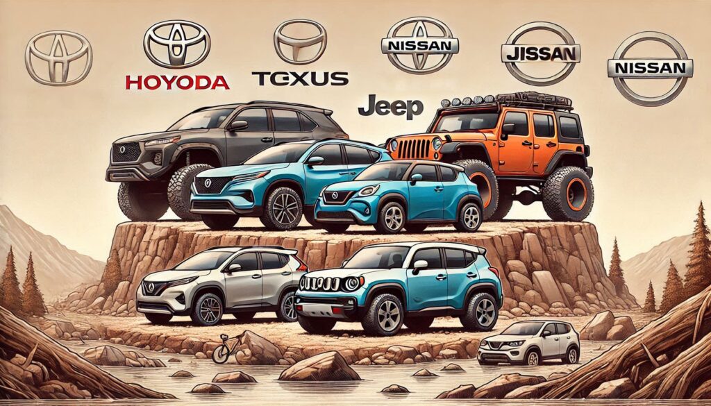 Table showing vehicle brands and models supported by Xtool mileage correction tools.